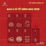 Set Bao Lì Xì Tết Bính Ngọ 2026
