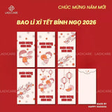 Set Bao Lì Xì Tết Bính Ngọ 2026