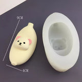 Khuôn Silicon Gấu Chuối