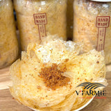 Bánh Tráng Tôm Khô Cháy Tỏi Hũ 300g