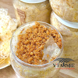 Bánh Tráng Tôm Khô Cháy Tỏi Hũ 300g