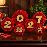 Bộ Trang Trí 6 Quạt Giấy 2027