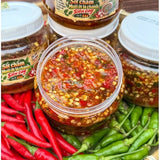 Combo 2 Hũ Sốt Chấm Muối Ớt Lá Chanh Siêu Cay Cấp Độ (Chay) 250g