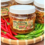 Combo 2 Hũ Sốt Chấm Muối Ớt Lá Chanh Siêu Cay Cấp Độ (Chay) 250g