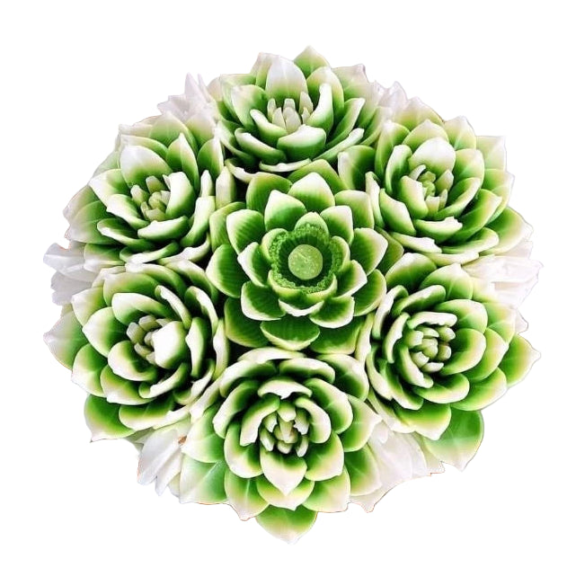 Khuôn silicon hoa sen đá đại 11,5cm