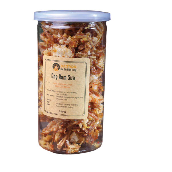 GHẸ SỮA RAM_đặc sản Nha Trang_giòn thơm_250gr