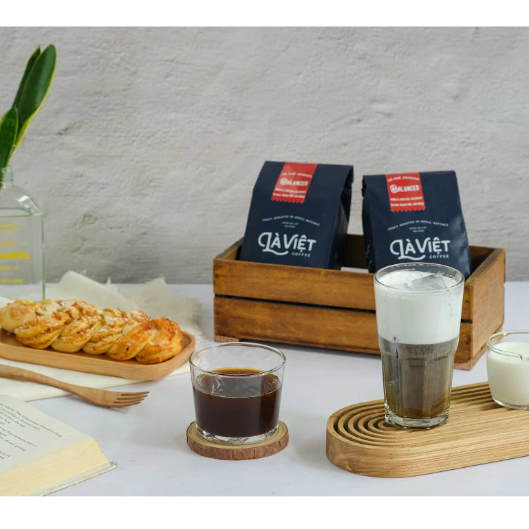 Cà Phê Nguyên Hạt Là Việt Balanced 100% Arabica 250gr Vị Vani, Thanh Nhã