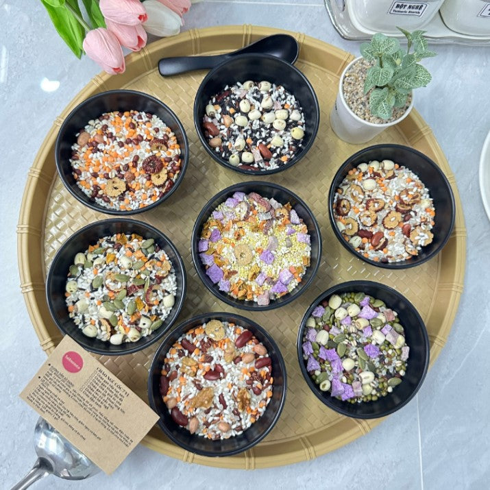 Cháo Ngũ Cốc/Cơm Ngũ Cốc Hữu Cơ Organic 7 Vị Cho 7 Ngày