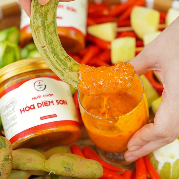 Muối chấm hoả diệm sơn Thích Cay 250g siêu cay, chấm trái cây, thịt gà, bánh tráng