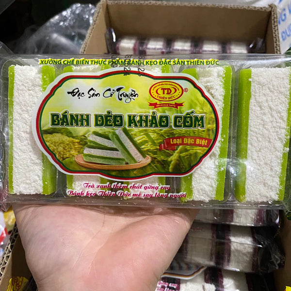 Bánh dẻo khảo cốm/khoai/sầu riêng Thiên Đức OCOP Thái Bình 210g