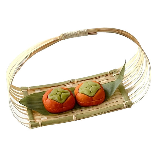 Đĩa tre đựng đồ cách tân, thuyền tre phong cách Nhật Bản