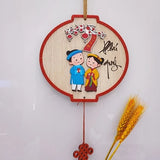 Bảng Gỗ Viền Nhung Decor Trang Trí Tết Nguyên Đán