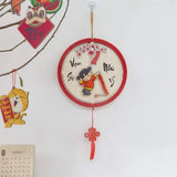 Bảng Gỗ Viền Nhung Decor Trang Trí Tết Nguyên Đán