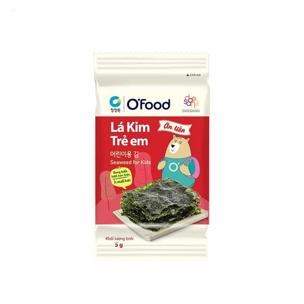 Lá kim ăn liền O'food dành riêng cho trẻ em lốc 3 gói/15g
