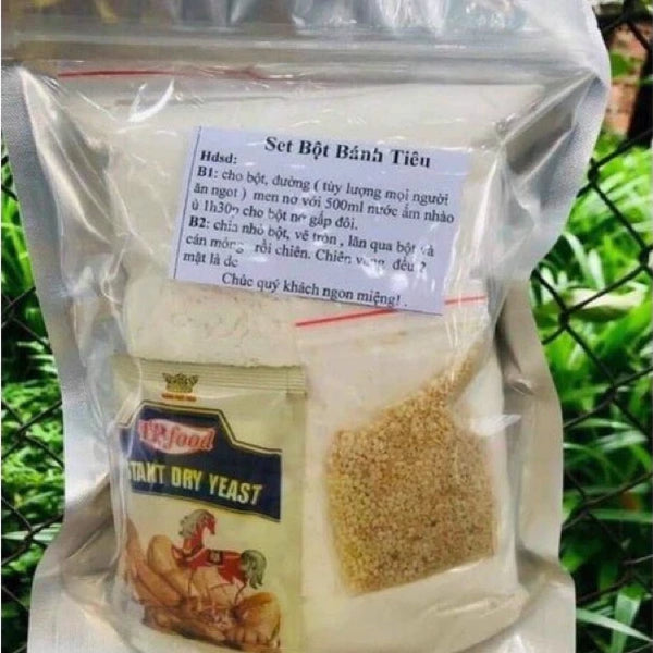Bột Làm Bánh Tiêu Chuẩn Vị Tặng Kèm Vùng và Men 950g