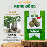 Hạt giống Bí Đỏ Hạt Đậu Lai F1 Rado 35 (1g~8-10 hạt)