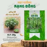 Hạt giống Đậu Cove Bụi Lùn Rado 11 (20g~120 hạt)