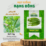 Hạt giống Đậu Bắp Xanh Lai F1 Rado 323 (5g~100 hạt)