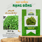 Hạt giống Rau Má Lá Nhỏ Rado 05 (1g~500 hạt)