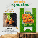 Hạt giống Cà Rốt Tròn Rado 527 (1g~1000 hạt)