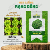 Hạt giống Xà Lách Búp Rado 45 (5g~4500 hạt)