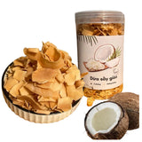 Dừa Non Sấy Nhiệt Giòn - Ít Đường- Không Đường- Hộp 200g