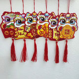 Set 6 Tag Treo Cây Trang Trí Tết - Treo Bình Hoa Đào Đông, Đào Mai Quất