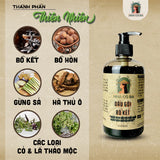 Dầu Gội Bồ Kết thảo dược sạch da đầu giảm gàu rụng tóc kích mọc tóc Nhà Cô Ba