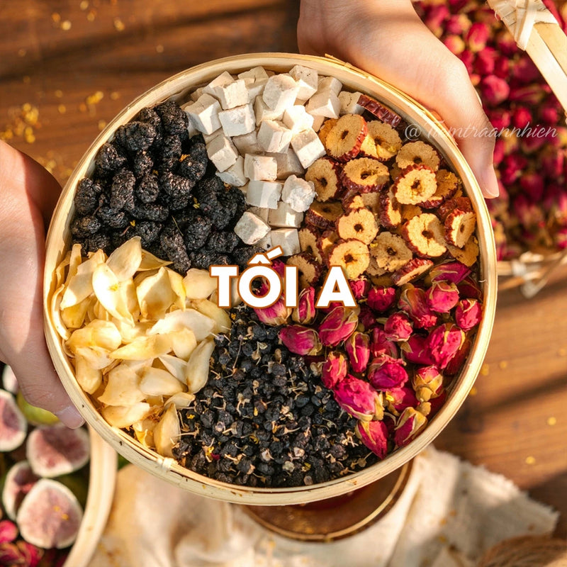 Trà sáng C tối A đẹp da An Nhiên, bổ sung vitamin dưỡng da, trắng hồng rạng rỡ
