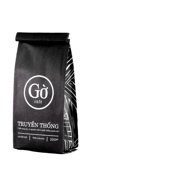 Gờ cafe gu TRUYỀN THỐNG (đắng vừa)- 100% ROBUSTA RANG VỪA, cà phê mộc, rang xay nguyên chất