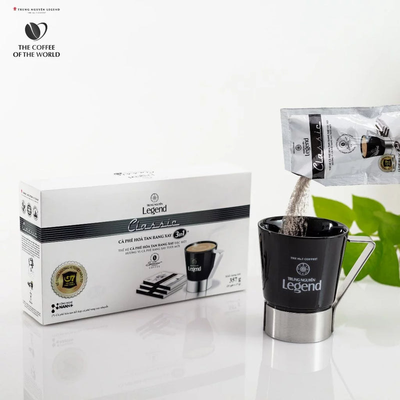 Trung Nguyên Legend - Cà phê sữa hoà tan rang xay 3in1 Classic