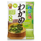 Canh Rong Biển Chay Đậu Hũ Chiên Marukome Soup Miso Nhật Bản Ăn Liền Tiện Lợi 152G (Bịch 8 Gói 19G)