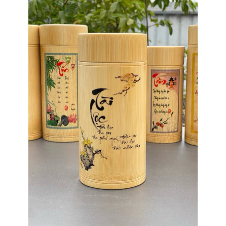 HỘP TRE ĐỰNG TRÀ & Coffee ĐỒ KHÔ
