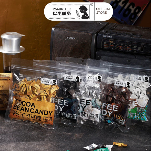 Kẹo Coffee Candy Đài Loan Pamiriter Túi 70g