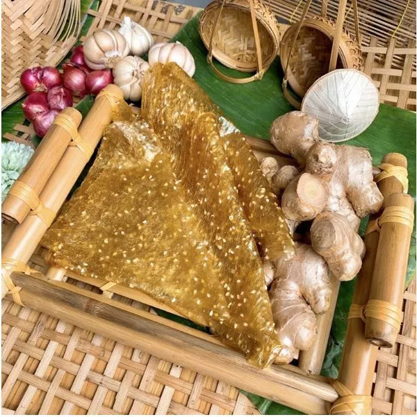 Bánh tráng mè gừng- Bánh tráng dẻo gừng sữa