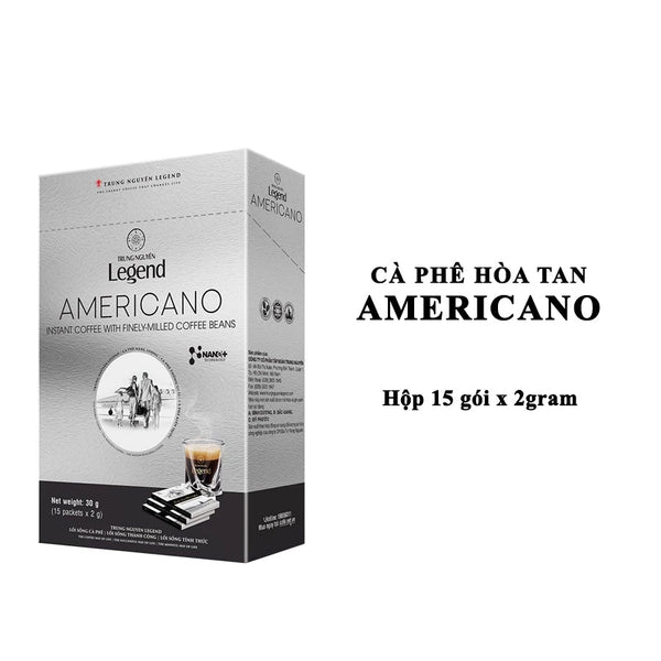 Cà phê hòa tan đen - Trung Nguyên Legend Americano