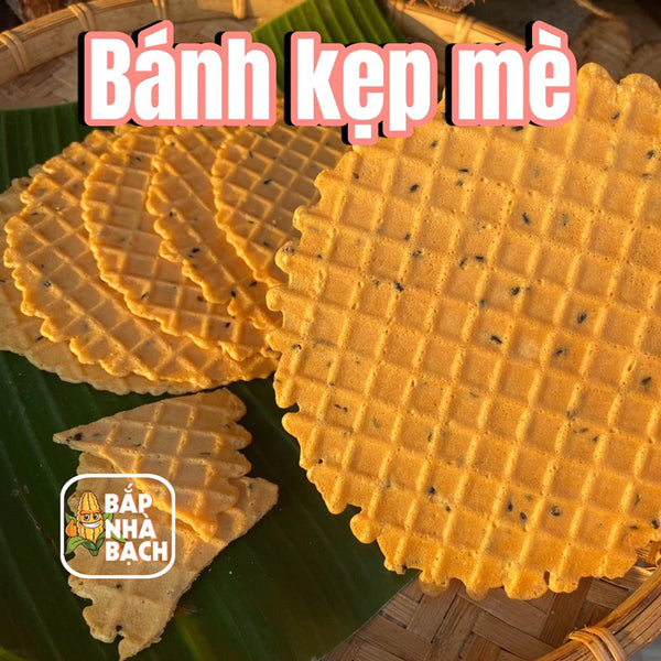 Combo  2 gói BÁNH KẸP MÈ CỐT Dừa NƯỚNG - Bánh ăn vặt tuổi thơ, đồ ăn vùng miền