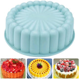 Khuôn Silicon Bánh Charlotte, Đế Tròn Mặt Trời Size 15cm, 20cm