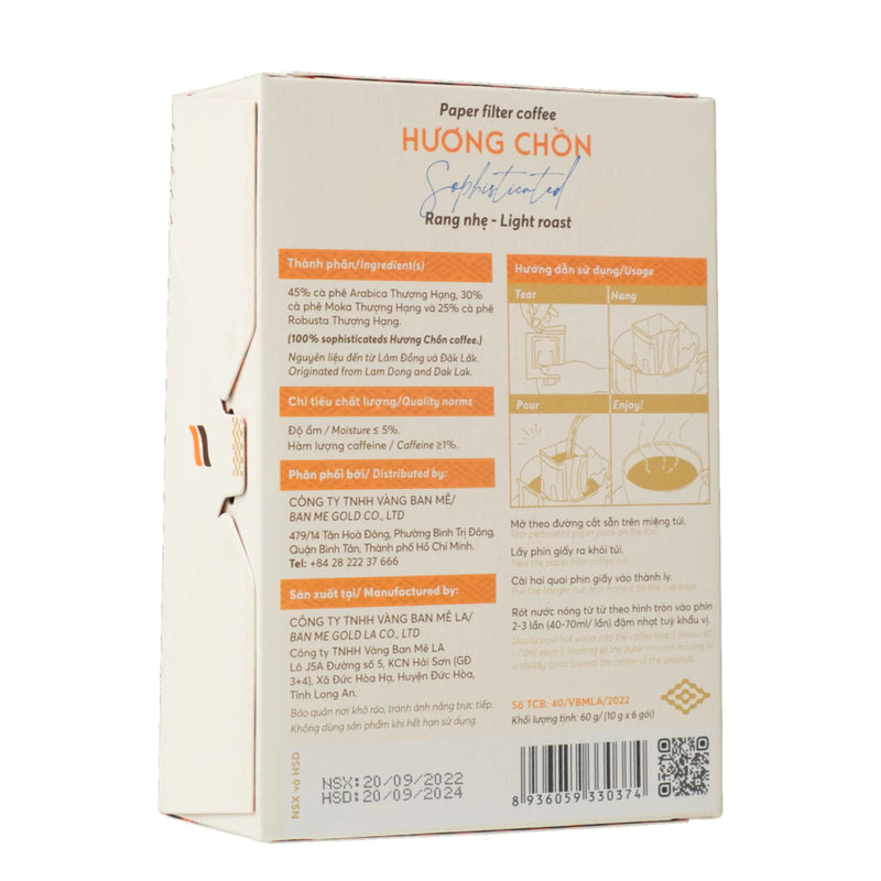 Cà Phê Phin Giấy Hương Chồn