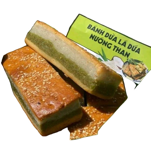Bánh Coconut lá dứa nướng than hộp 400g