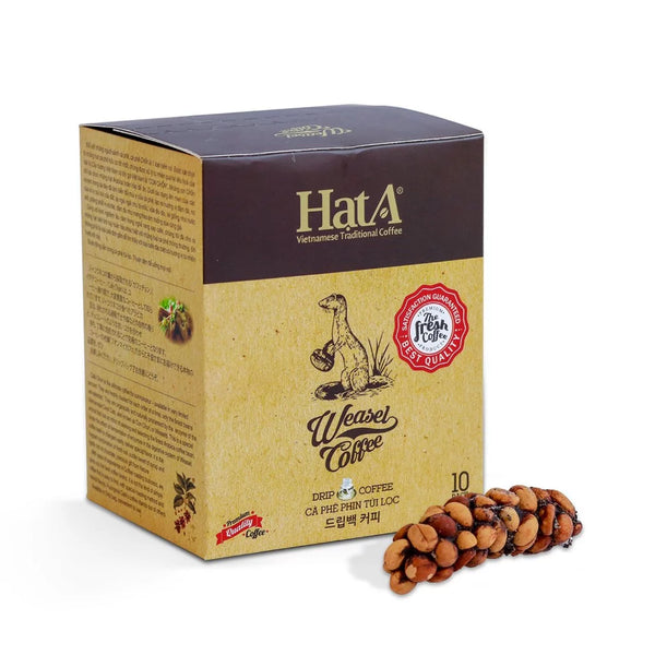 Cà phê chồn phin giấy Hạt A Cafe Weasel Legend Coffee Drip 130gr