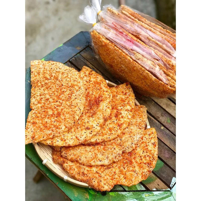Bánh tráng dừa nướng mắm tép Tam Quan Bình Định (gói 5 bánh)