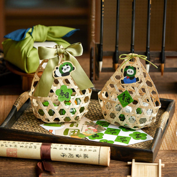 Combo 3 Giỏ tre đựng quà, trè sen, cốm