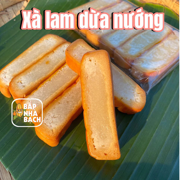 Bánh Xà Lam Dừa Nướng- Đặc sản- Đồ ăn vặt tuổi thơ