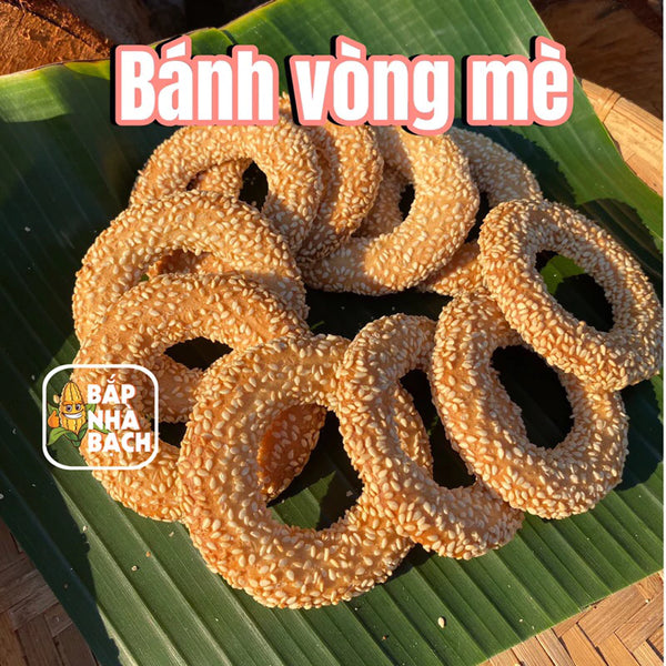 Bánh vòng mè- Đồ ăn vặt tuổi thơ
