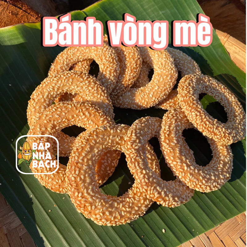 Bánh vòng mè- Đồ ăn vặt tuổi thơ