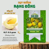 Hạt giống Dưa Lê Vàng Trái Dài Rado 183 (0,5g~20 hạt)