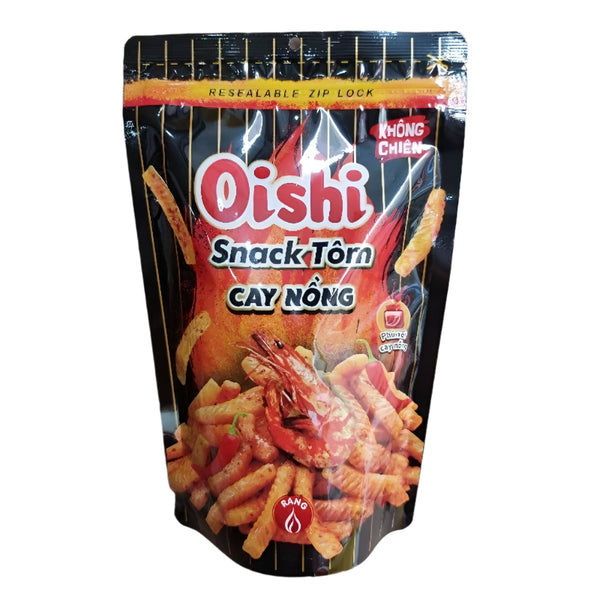 Snack Tôm Cay Nồng Oishi Túi Zip 70g