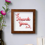 Tranh giấy Handmade Cảm Ơn Thank you để bàn treo tường