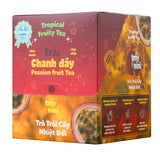 Trà Chanh Dây Hạt Chia Thanh Nhiệt - Hộp 100g (10 Gói)